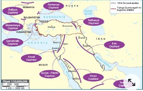 Osmanlı devletinin taarruz cepheleri